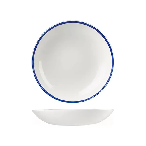 CHURCHILL RETRO BLUE ROUND COUPE BOWL 248mmØ / 1136ml