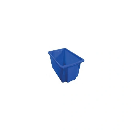 A PLUS 68 LTR STACKING NESTING CRATE, BLUE