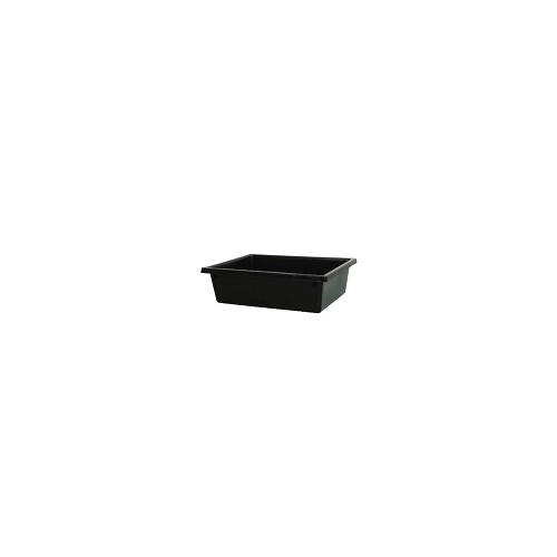A PLUS 13 LTR STACKING NESTING CRATE, BLACK