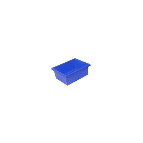 A PLUS 22 LTR STACKING NESTING CRATE, BLUE