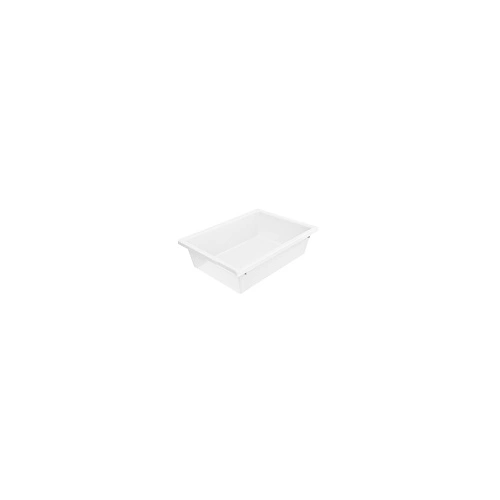 A PLUS 13 LTR STACKING NESTING CRATE, WHITE
