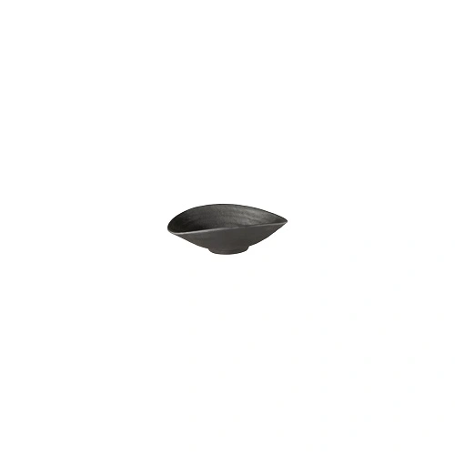 APS ZEN MELAMINE OVAL BOWL 110x100x30mm BLACK