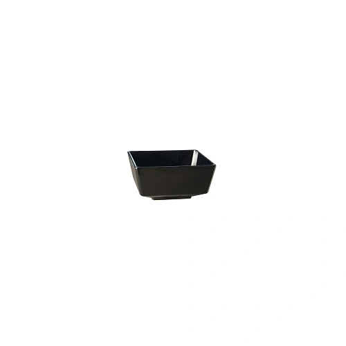 APS SQUARE DISH BLACK MELAMINE FLOAT""