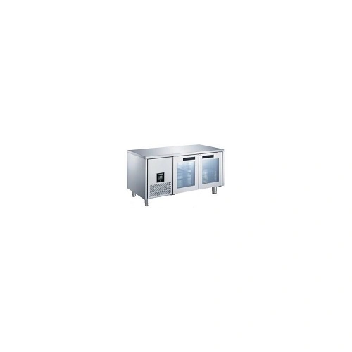GLACIAN 2 GLASS DOOR UNDERBAR SLIMLINE FRIDGE 267 LTR
