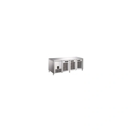 GLACIAN 3 GLASS DOOR UNDERBAR SLIMLINE FRIDGE 420LTR