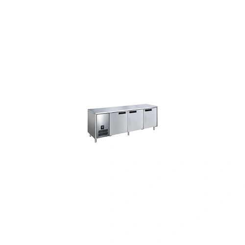GLACIAN S/ST 3 DOOR UNDERBAR SLIMLINE FREEZER 420 LTR