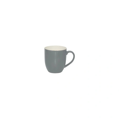 BREW MUG 380ml FRENCH GREY / WHITE
