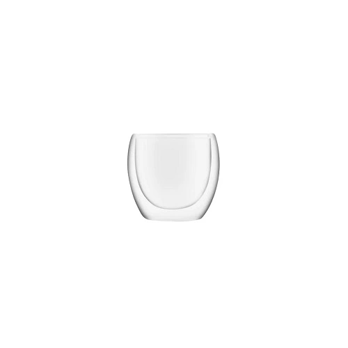 BREW INFUSION DOUBLE WALL GLASS 80ml (2 PACK)
