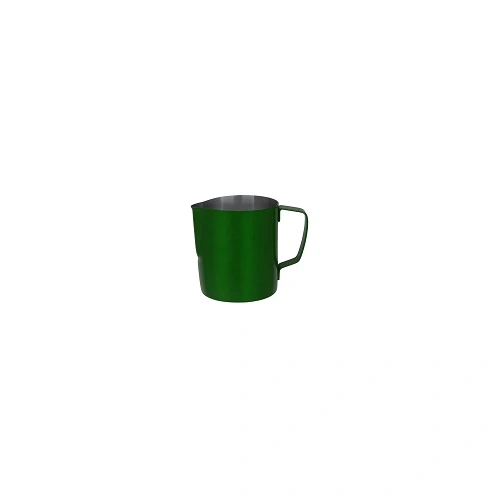 BREW MILK FROTHING JUG POWDER COAT GREEN S/ST 600ml 
