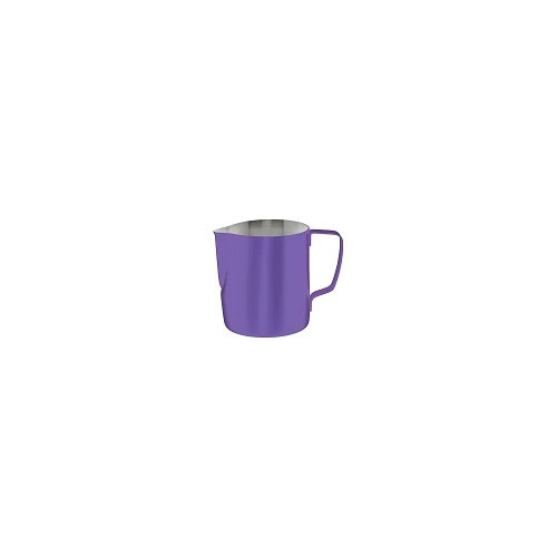 BREW MILK FROTHING JUG POWDER COAT PURPLE S/ST 600ml 