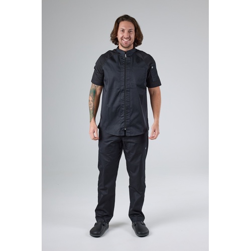 CHEF WORKS MEN'S ARCADIA JACKET COOL VENT BLACK