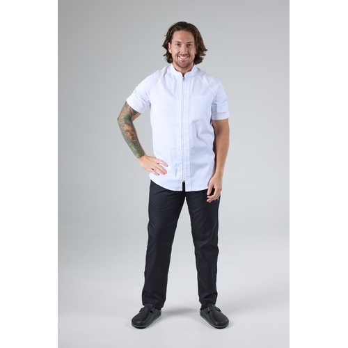CHEF WORKS MEN'S ARCADIA JACKET COOL VENT WHITE 