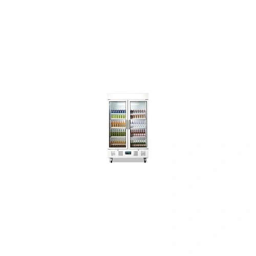 POLAR UPRIGHT DOUBLE DOOR DISPLAY FRIDGE 944LTR WHITE