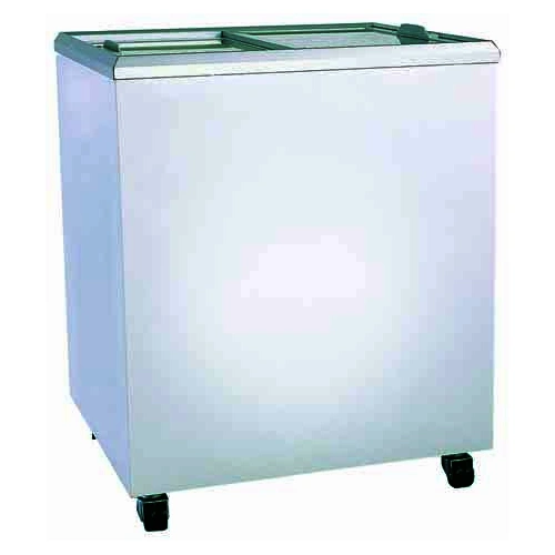 BROMIC FLAT GLASS TOP CHEST FREEZER 191LTR