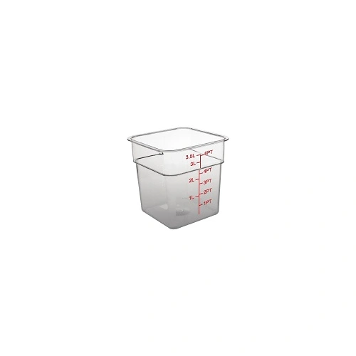 VOGUE POLYCARB. SQUARE STORAGE CONTAINER 3.5LTR