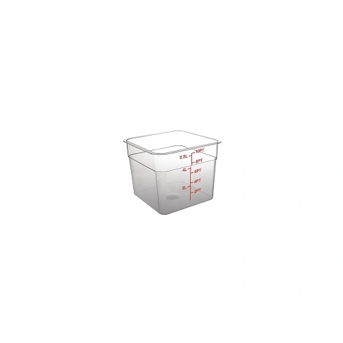 POLYCARBONATE SQUARE STORAGE CONTAINER 5.5Ltr