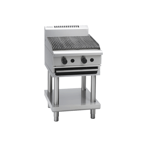 WALDORF 8600 SERIES 600mm GAS CHARGRILL W/ LEG STAND