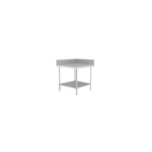 KK CORNER WORKBENCH W/ 110mm SPLASHBACK 700mmD