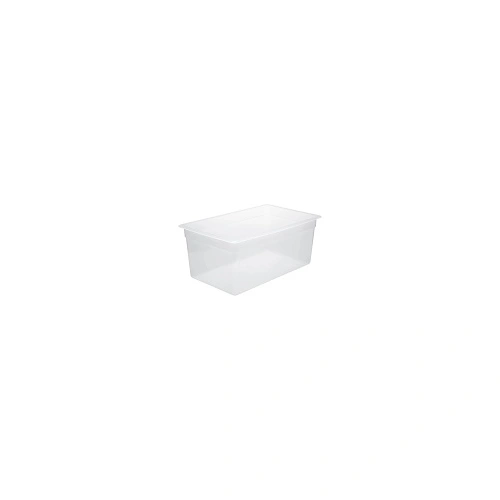 CHEF INOX GN CONTAINER POLYPROP CLEAR 1/1 SIZE 200mm