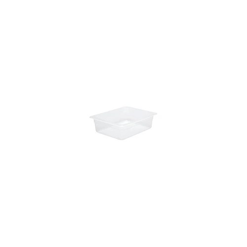 CHEF INOX GN CONTAINER POLYPROP CLEAR 1/2 SIZE 100mm