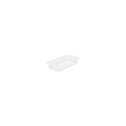 CHEF INOX GN CONTAINER POLYPROP CLEAR 1/3 SIZE 65mm