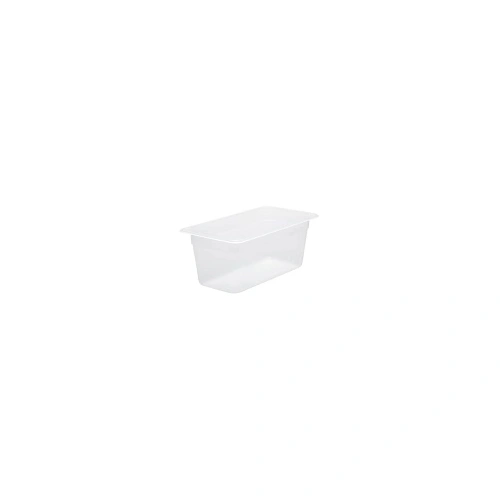 CHEF INOX GN CONTAINER POLYPROP CLEAR 1/3 SIZE 100mm