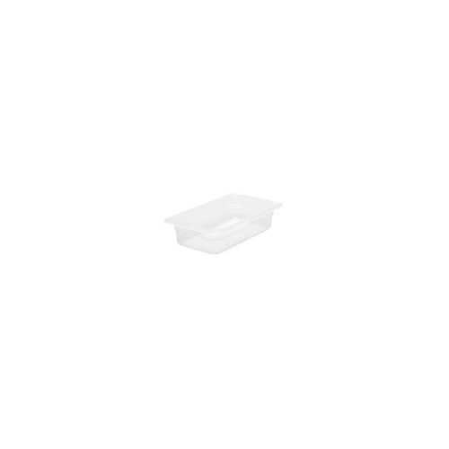 CHEF INOX GN CONTAINER POLYPROP CLEAR 1/4 SIZE 65mm