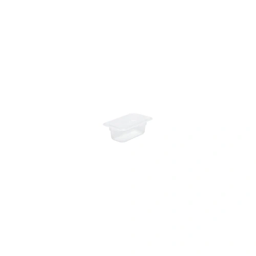 CHEF INOX GN CONTAINER POLYPROP CLEAR 1/9 SIZE 65mm