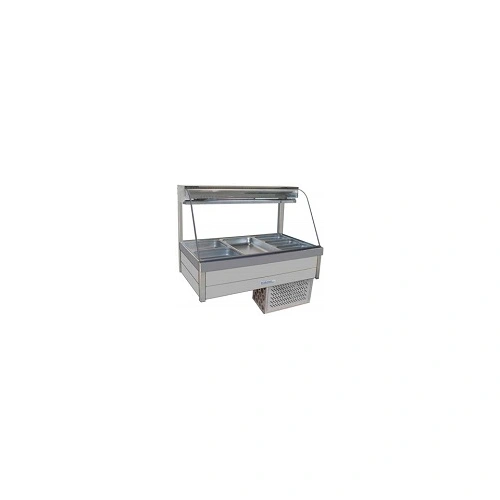 ROBAND CURVED GLASS COLD FOOD DISPLAY 
