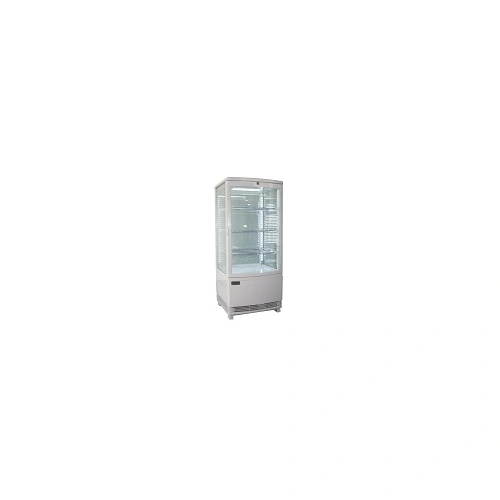 EXQUISITE 4 SIDED GLASS COUNTER TOP DISPLAY FRIDGE
