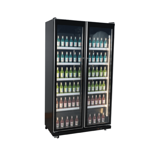EXQUISITE 2 DOOR UPRIGHT DISPLAY FRIDGE 710 LITRE