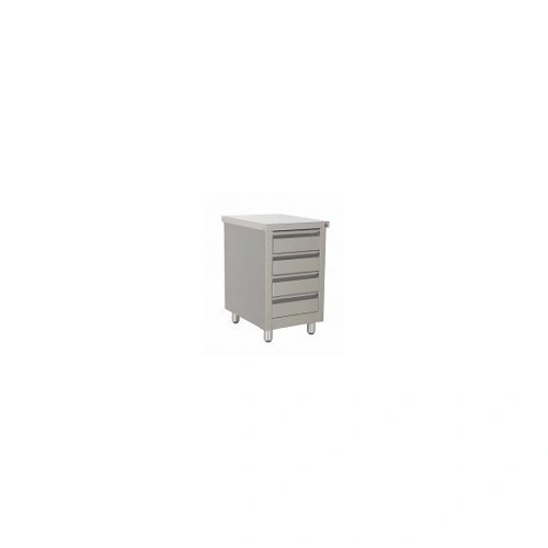 INOMAK 4 DRAWER S/ST CABINET, AISI304