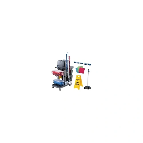 OATES JC-3000ZXG PLATINUM JANITORS CART THE WORKS KIT 