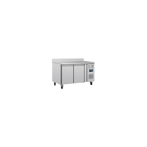 POLAR U SERIES 2 DOOR COUNTER FRIDGE W/ SPLASHBACK