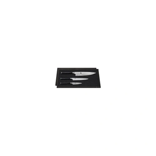 SHUN CLASSIC THREE PIECE CHEF'S KNIFE SET