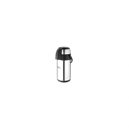 PUMP ACTION AIRPOT S/ST PUSH BUTTON 3 LTR TEA" "