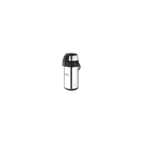 PUMP ACTION AIRPOT S/ST PUSH BUTTON 3 LTR COFFEE" "