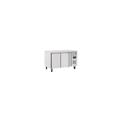 POLAR S/ST 2 DOOR COUNTER REFRIGERATOR 282 LITRE