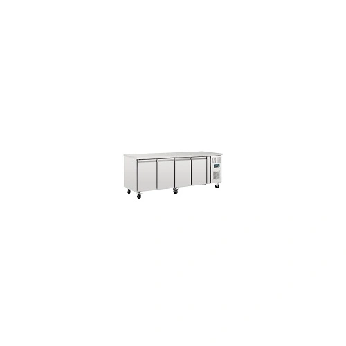 POLAR S/ST 4 DOOR COUNTER REFRIGERATOR 553 LITRE