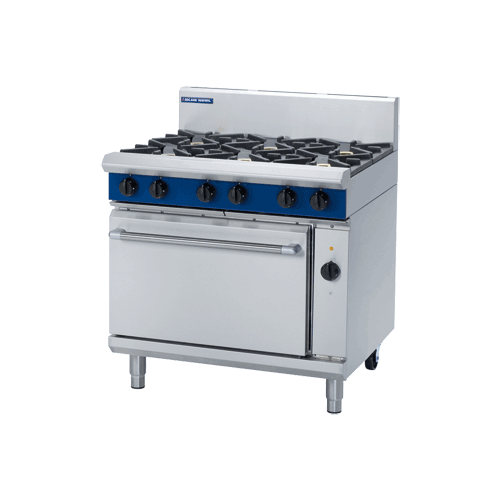 BLUESEAL 6 BURNER GAS RANGE WITH ELECTRIC