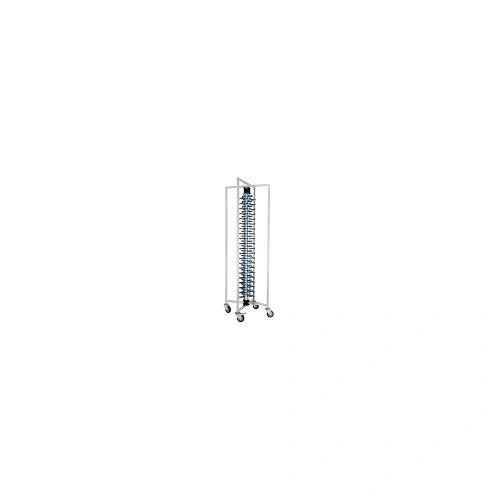 MOBILE S/ST PLATE RACK 84 PLATES 