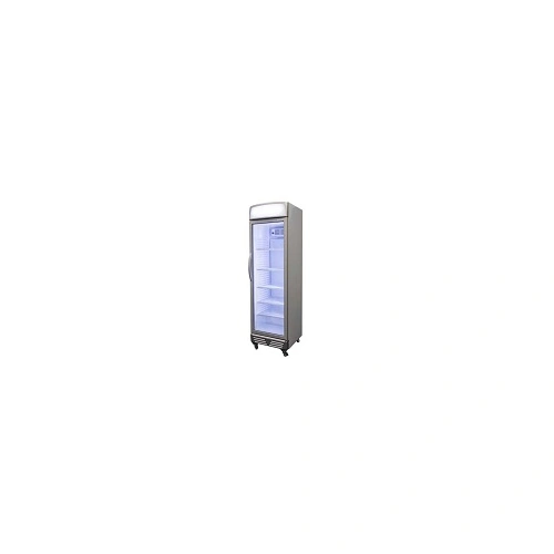 BROMIC UPRIGHT DISPLAY FRIDGE FLAT GLASS 372 LTR