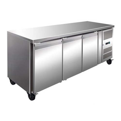 THERMASTER S/ST 3 DOOR UNDERBENCH FREEZER 464 LTR