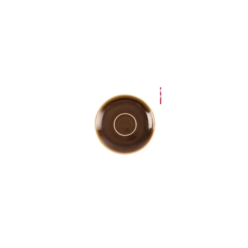 OLYMPIA KILN BARK SAUCER 140mm (BOX OF 6)