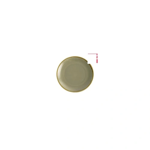 OLYMPIA KILN MOSS ROUND COUPE PLATE 280mm (BOX OF 4)