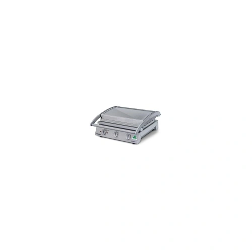 ROBAND CONTACT GRILL SMOOTH PLATES, 8 SLICE