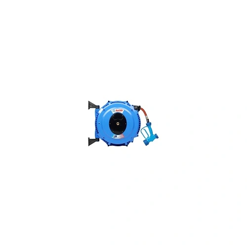 RECOILA HOT WATER HOSE REEL WITH GUN W/ 15M HOSE