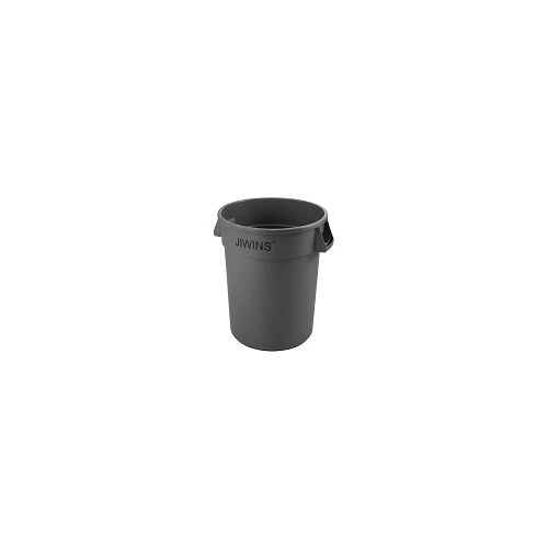 JIWINS ROUND RECYCLE BIN GREY 121 LITRE POLYETHYLENE