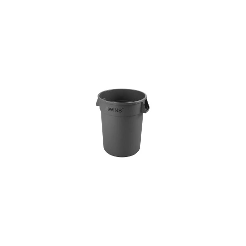 JIWINS ROUND RECYCLE BIN GREY 166 LITRE POLYETHYLENE