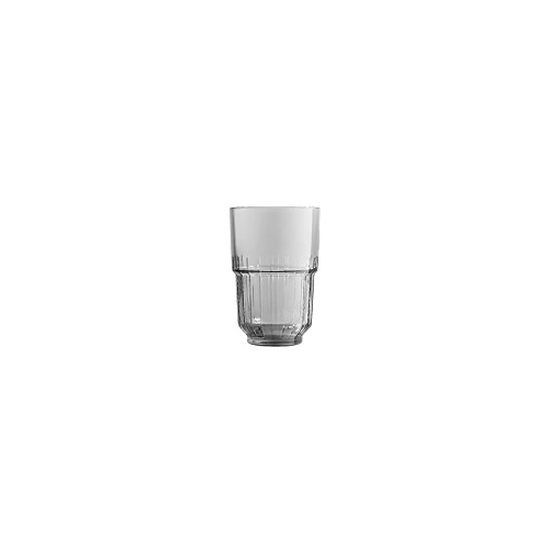 LIBBEY LINQ SMOKE STACKABLE BEVERAGE GLASS 355ml
